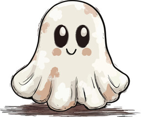 halloween ghost cartoon
