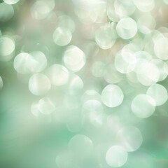 Obraz premium Soft Bokeh Background in Golden, Pink and Green Tones