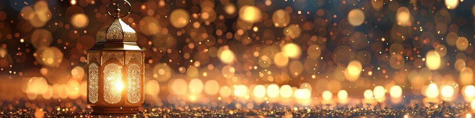 Obraz premium Glimmering Lantern: A Festive Celebration