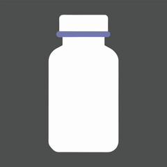 Vitamin, Medicine bottle on Gary background
