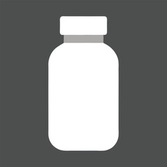 Medicine, Vitamin  bottle and pills vector art 
