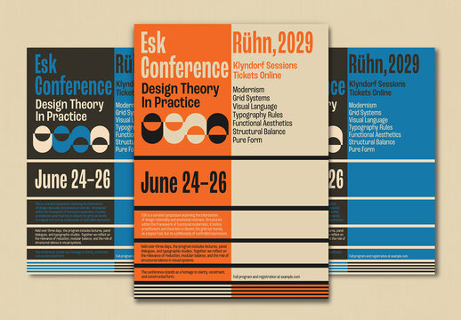 Modernist Event Poster Template