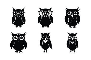 Owl silhouette bundle design