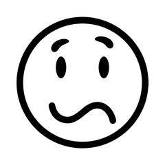 Fototapeta premium Confused Face