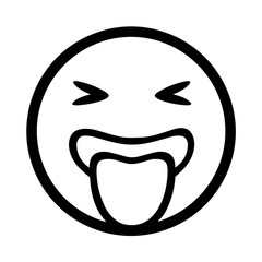Face with Stuck Out Tongue and Tightly Closed Eyes