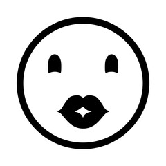 Kissing Face with Smiling Eyes