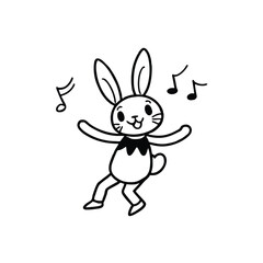 easter bunny with egg