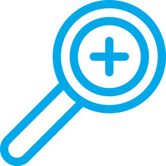 Obraz premium Zoom single icon vector illustration