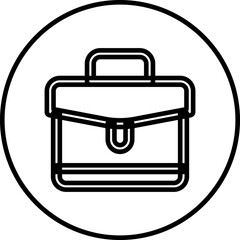 Portfolio single icon vector illustration