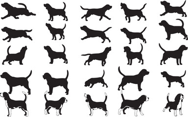 Beagle Silhouettes