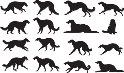 Borzoi Silhouettes
