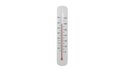 thermometer shows the rising themperature