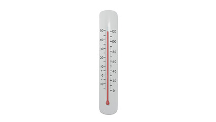 thermometer shows the rising temperature