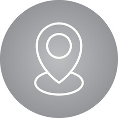 Location single icon vector illustration