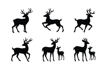 dear silhouette bundle design