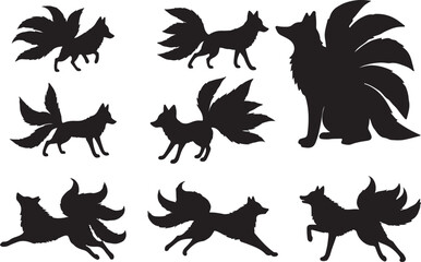 Kitsune Silhouettes