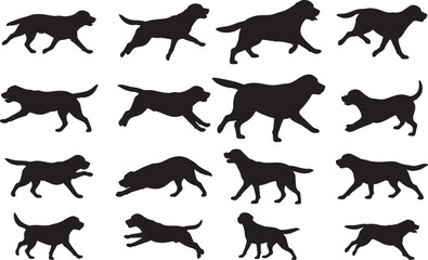 Labrador Retriever Silhouettes