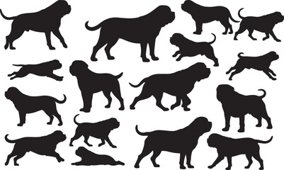 Mastiff Silhouettes