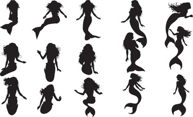 Mermaid Silhouettes