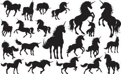 Unicorn Silhouettes