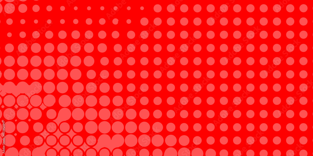 Poster abstract red and grey halftone dots artistic design pop art pattern of geometric shapes colorful bac