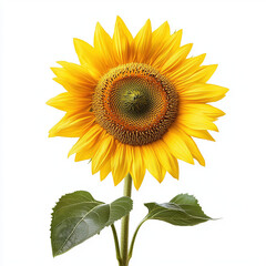 Fototapeta premium sunflower isolated on white