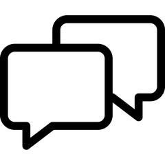 Obraz premium Chatting single icon vector illustration