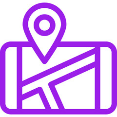 GPS single icon vector illustration