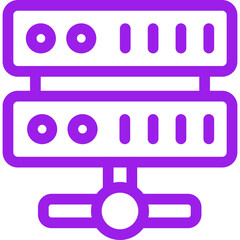 Server single icon vector illustration