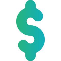 Dollar symbol single icon vector illustration