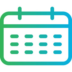 Obraz premium Calendar single icon vector illustration