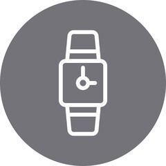 Smartwatch single icon vector illustration