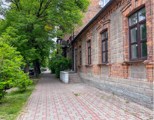 historical center of Brest - picturesque streets
