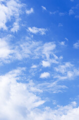 Fototapeta premium White clouds in blue sky