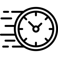 Deadline single icon vector illustration