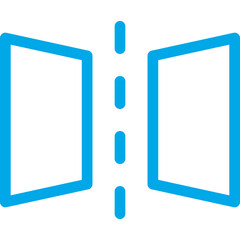Mirror single icon vector illustration