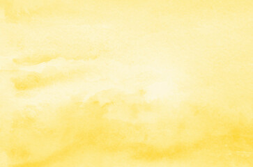 Abstract watercolor yellow background texture