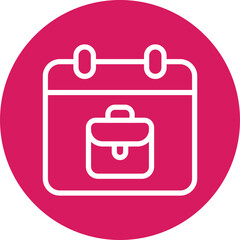 Calendar single icon vector illustration