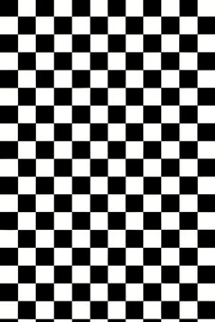 Fine Checkerboard Grid Texture &ndash; Black and White Vector Background in Portrait Format