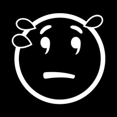 Disappointed but Relieved Face