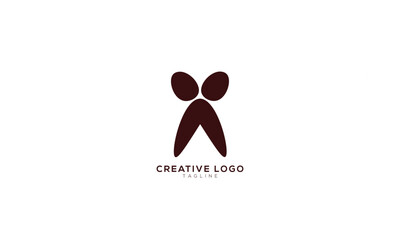 HUG AI IA Abstract initial monogram letter alphabet logo design
