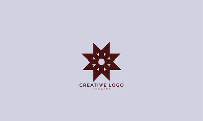 STAR MOSAIC PATTERN Abstract initial monogram letter alphabet logo design