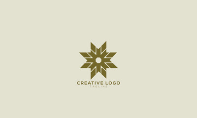 STAR MOSAIC PATTERN Abstract initial monogram letter alphabet logo design