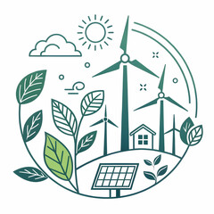 Eco system illustration 