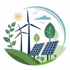 Eco system illustration 