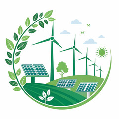 Eco system illustration 