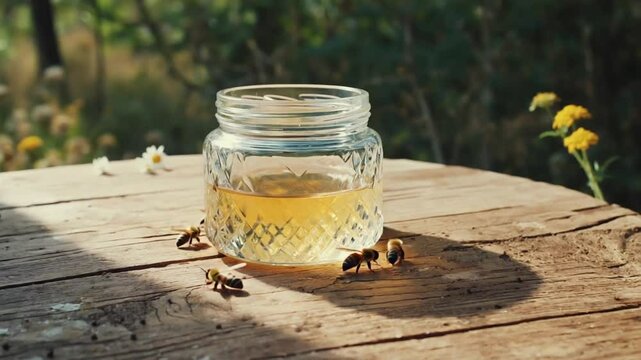 Natural royal jelly.