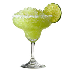 Margarita drink isolated on transparent background