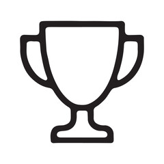 Celebration Trophy vector, silhouette, illustration 