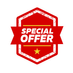 special offer – label, sticker, tag – vector illustration